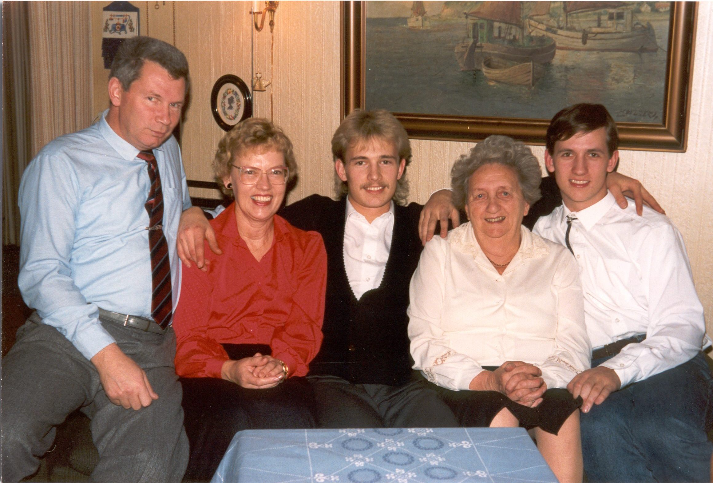Familie-billed-Julen-1990